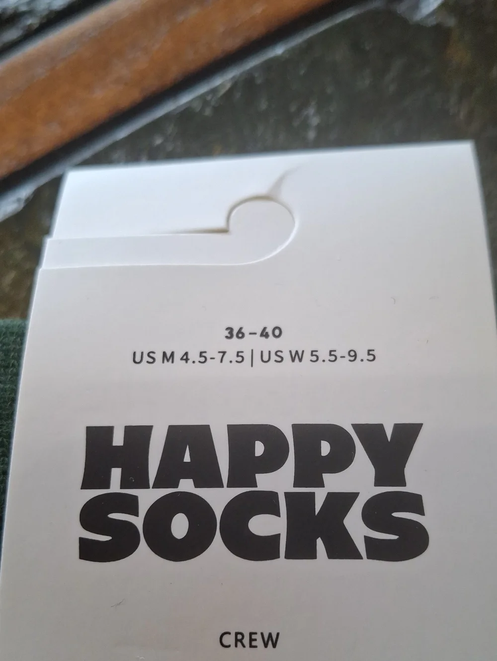 Dark Green Paisley Crew Socks